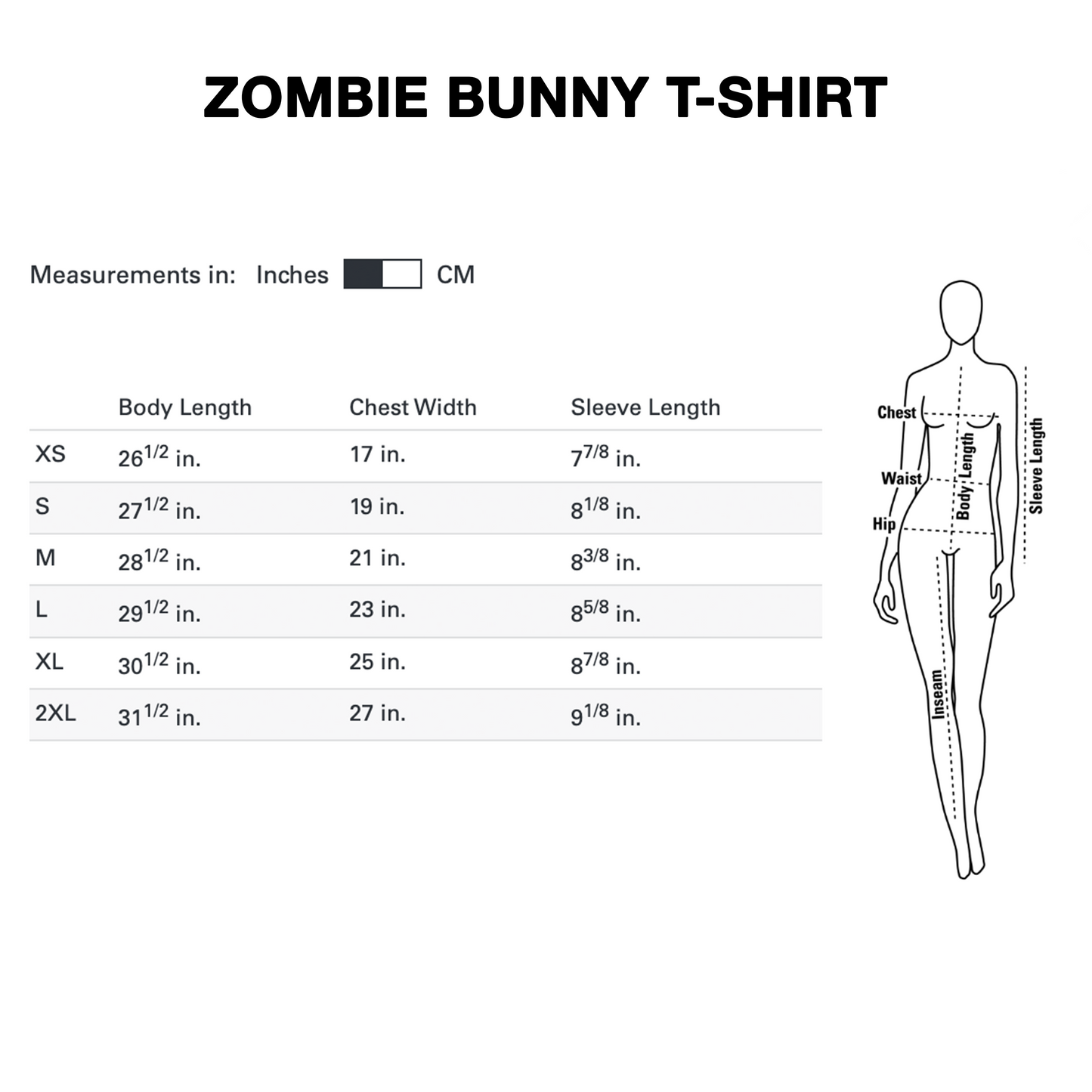 ZOMBIE BUNNY TSHIRT!
